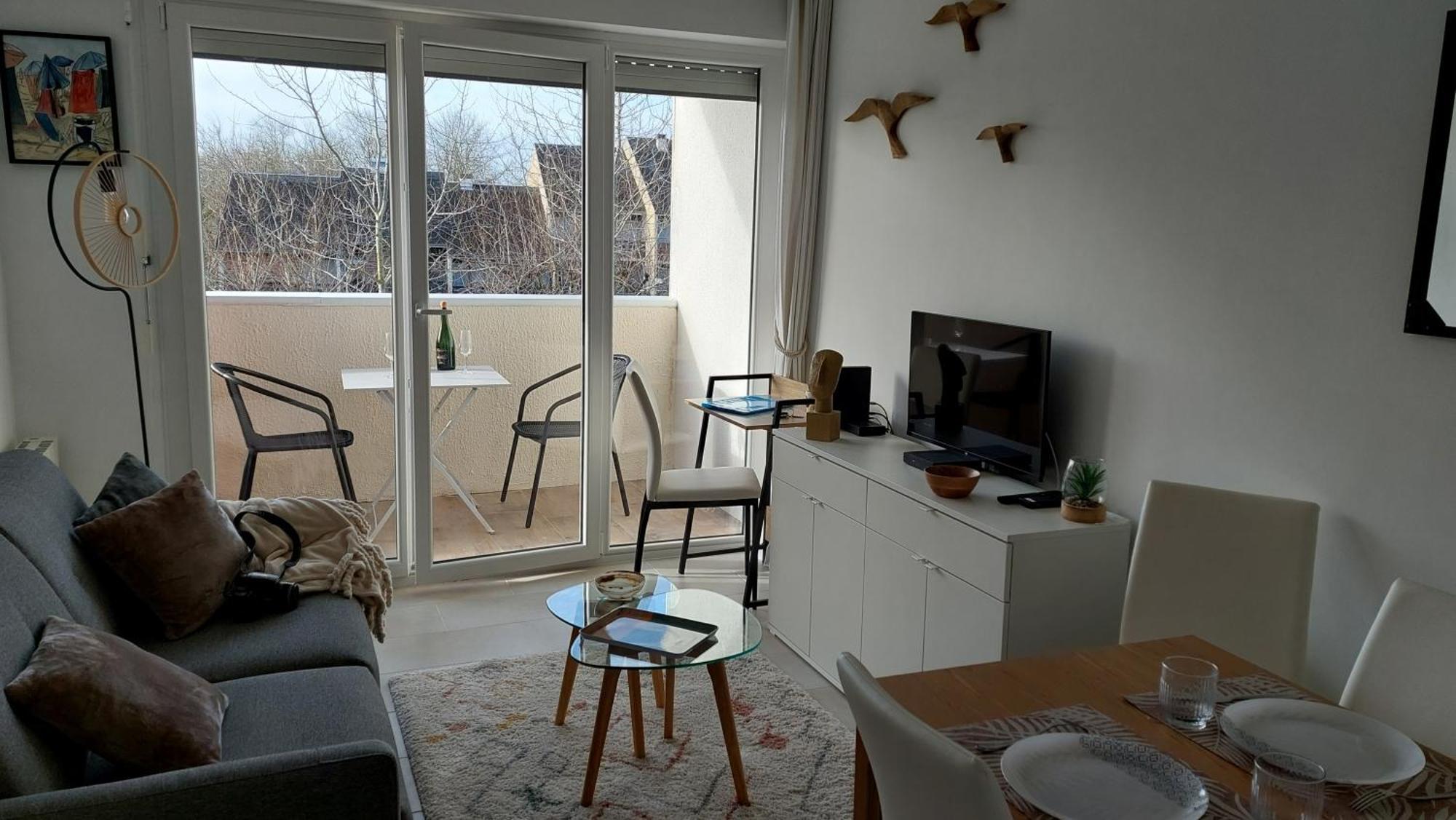 شقة Les 3 Mouettes A Cabourg - Cote Normande المظهر الخارجي الصورة